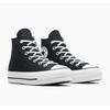 Sneaker CONVERSE "CHUCK TAYLOR ALL STAR LIFT PLATFORM CANVAS", Gr. 37,5, schwarz-weiß (schwarz, weiß, weiß), Textil, sportlich, Schuhe