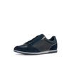 Sneaker GEOX "U RENAN", Herren, Gr. 43, blau (navy), Glattleder, Textil, Synthetik, casual, Schuhe, Schnürschuh, Freizeitschuh mit Geox Spezial Membrane