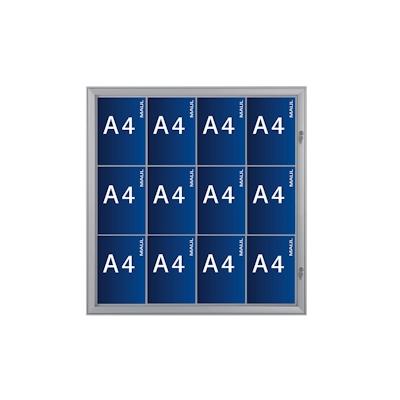 MAUL Schaukasten SC3000 aluminium In-/Qutdoor 100,5x96,0x2,8 cm Image