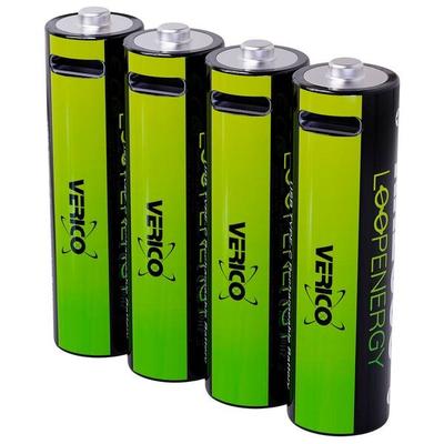 VERICO USB-Akkus mit Ladekabel »LoopEnergy AA2550« Mignon AA 1700 mAh