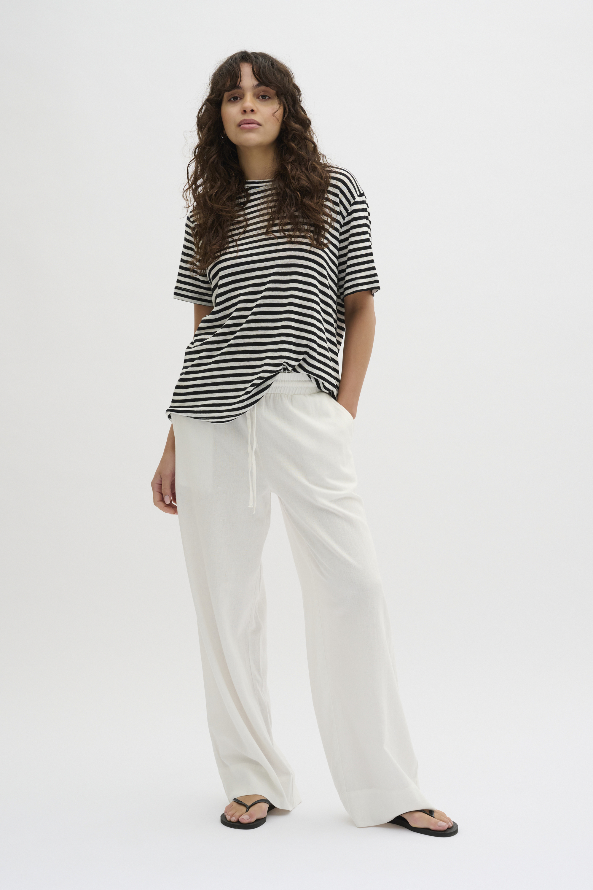 Casual Hose Casual fit white EU 44 / UK 16