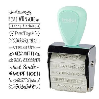 Trodat Mini-Motivstempel »Beste Wünsche« 30 x 5 mm Image
