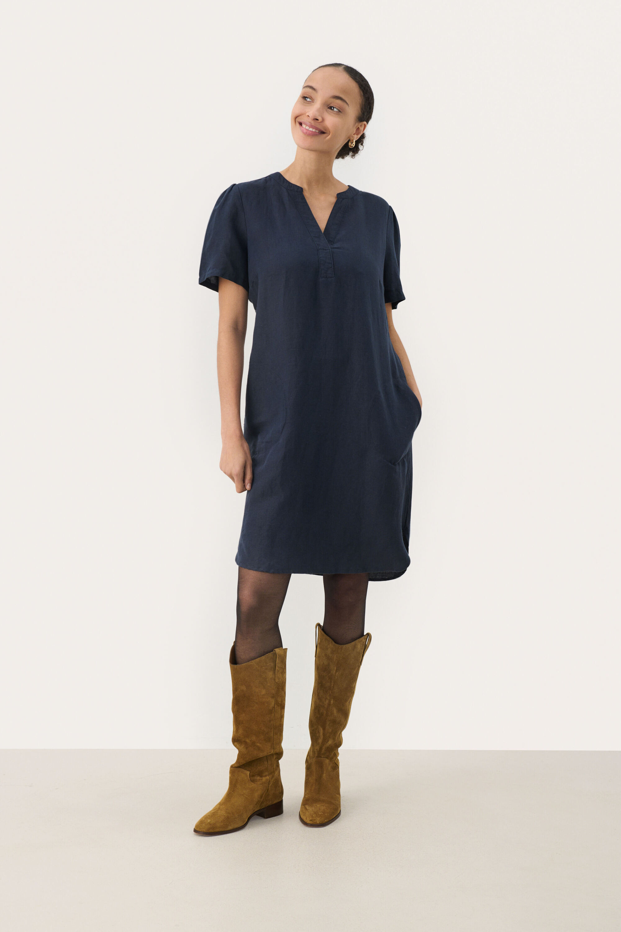 Kleid Gerade Passform blue navy Image