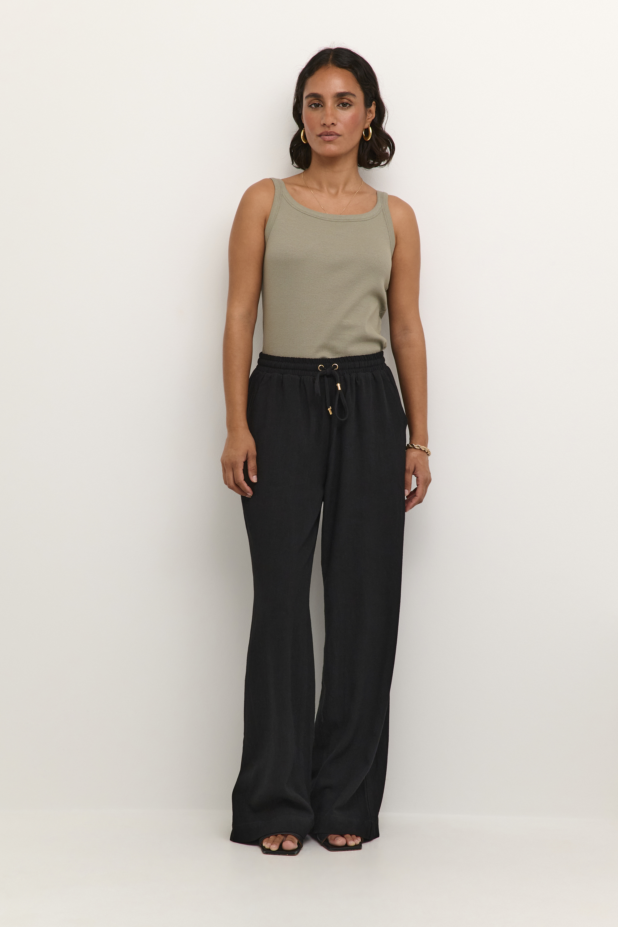 Jerseytop Tight fit Vetiver green Image