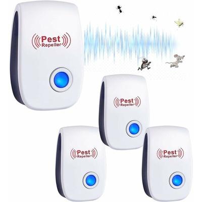 Ultraschall-Mückenschutz, 4 Stück, gegen Mücken, Insekten, Ratten, Ameisen, Kakerlaken, Spinnen, Image