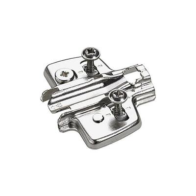 Hettich - Kreuzmontageplatte Stahl vernickelt D=5,0 mm ø 5 x 12 mm mit Euroschrauben Image