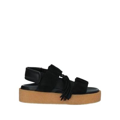 Sandals - Black - Clarks Flats