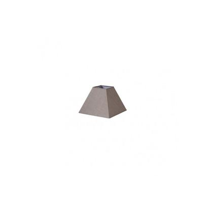 Tenorio Pyramide Lampenschirm e27 Leinen grau 17dx8dx13h Image