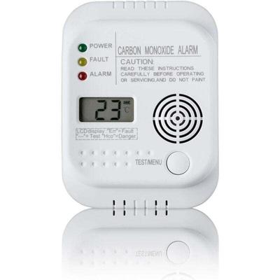 Odipie - niemals verwendet] Kohlenmonoxid-Detektor, batteriebetrieben, Gasdetektor mit Display und Image