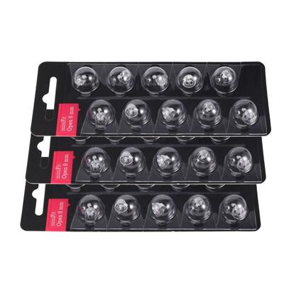 HöRgeräTe-Dome für Minifit Bass 8 Mm Offen (3Er-Pack), Hearing Aid Supplies Universal Dome Image