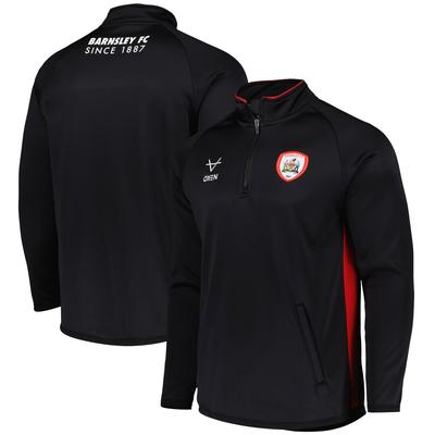 Barnsley Oxen 1/4 Reißverschluss Trainingsoberteil - Schwarz Image