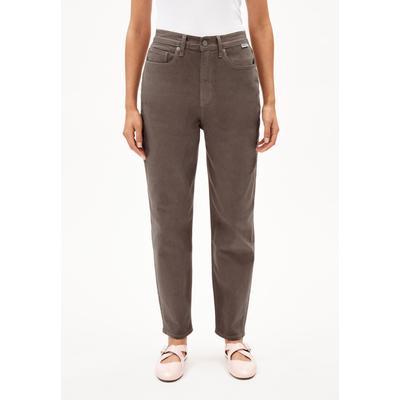 MAIRAA - Frauen Mom Fit Jeans - braun (Größe: 25/32) Image