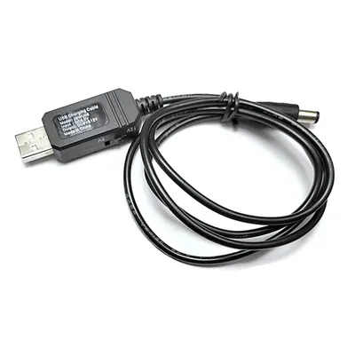 USB Power Boost Line DC 5V zu DC 9V 12V Step Up Modul USB Konverter Adapter kabel 2,1x5,5mm Stecker 6W-7W für Router Kamera Image