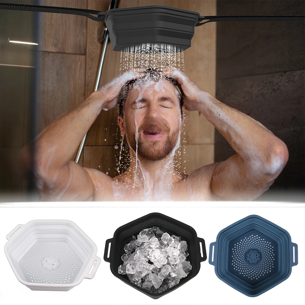 Eis Filterung Duschkopf Filter Dusche Regen Dusche Filter Dusche Eis Bad Klapp Tragbare Kühlung Duschkopf Haushalt Kühler