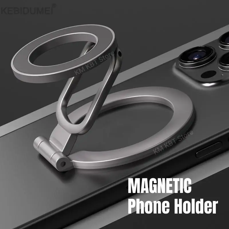 Support de téléphone magnétique pliable Double face pour iPhone 14/15/16 support de voiture pliant universel support de Smartphone magnétique