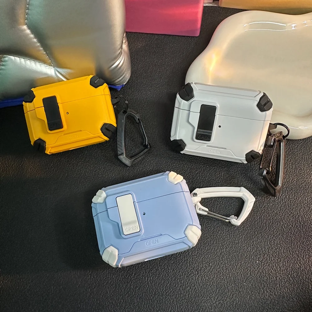 [Jj 3A46] Automatische elastische Abdeckung AirPods Pro2 Kopfhörerhülle magnetische Aufladung AirPods Pro Schutzhülle Image