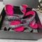 Neuheit Seltsame Ferse Sandalen Frau Sexy Schlange Eingewickelt Keine Sohle Gladiator Hausschuhe Sommer High Heels S-Förmigen Party Abend schuhe