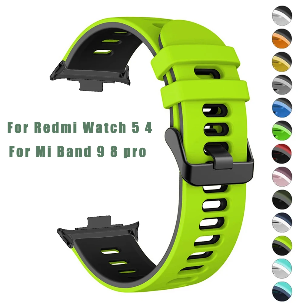 Sport Silikon Uhr Band Für Xiaomi Redmi Uhr 5 4, Ersatz Correa Armband Für Mi Band 8/9pro armband Zubehör Image