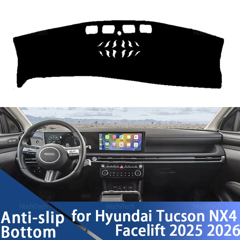 Für Hyundai Tucson NX4 Facelift 2025 2026 Armaturenbrett-Abdeckung, Armaturenbrett-Matte, Sonnenschutz, Umhang, Kissen, Teppich, Armaturenbrett-Schutz Image