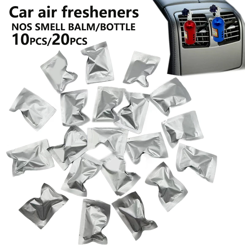 Auto-Geruchsbalsam rot NOS Auto-Lufterfrischer Aluminium niedliche Duftflasche Auto Air Vent Parfüm Nachfüllung Lufterfrischer Auto-Ornament Image