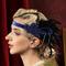 Damen-Stirnband im Stil der 1920er-Jahre im Gatsby-Stil mit Flapper-Motiv – Haar-Accessoire mit Strass-Feder und Ketten für Partys im Retro-Stil und Veranstaltungen im Stil der Goldenen Zwanziger