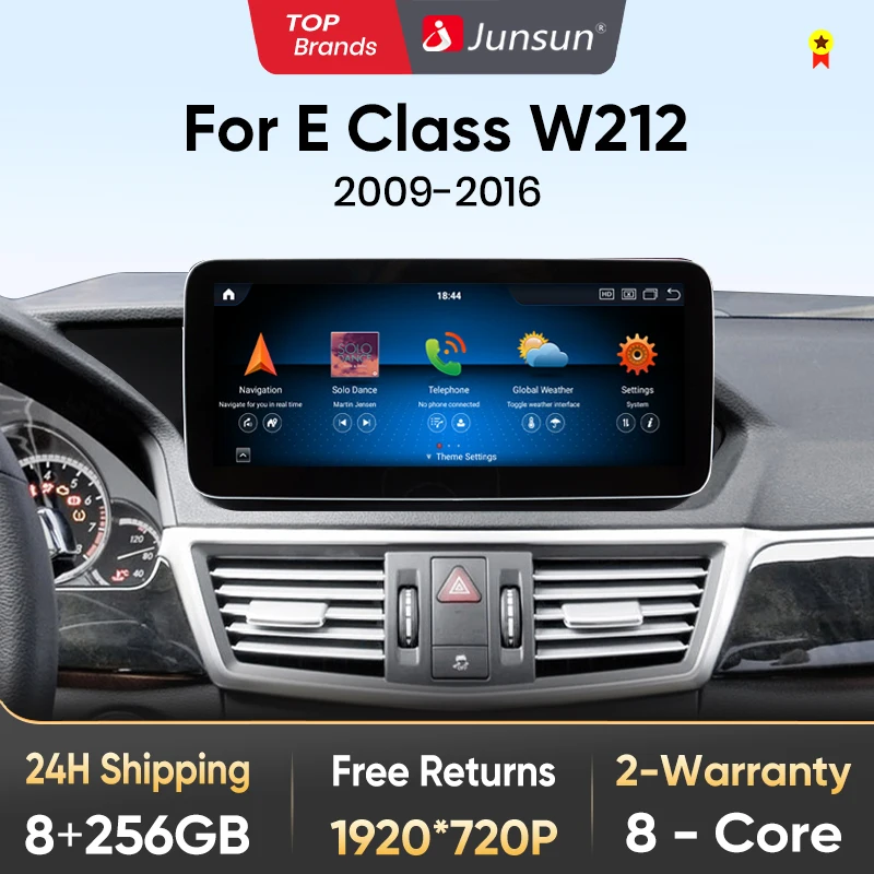 Junsun Qualcomm 665 Drahtlose CarPlay Android Auto Auto Radio Für Mercedes Benz E Klasse W212 E200 E230 E260 E300 S212 2009-2016