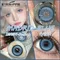 EYESHARE 2 pièces Cosplay lentilles de contact colorées Anime lentilles de contact bleues oeil rouge Halloween maquillage Contact annuel rose beauté élève