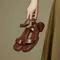 Summer 2025 Women's Sandals Plus Size 35-42 Low Heel Basic Leather Simple Office Women's Casual Outdoor Shoes
