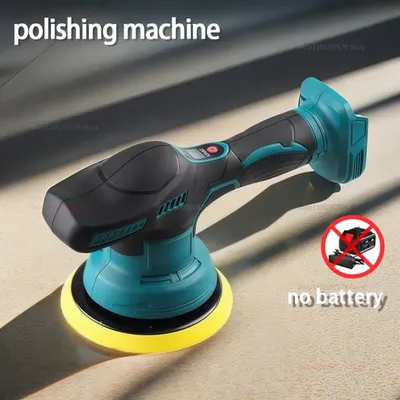 Car Polisher 8 Gears Digital Display Electric Polisher Auto Car Polishing Waxing Machine For 18V Battery