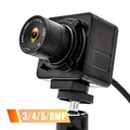 WGWK 4K 8MP Telecamera IP di sorveglianza Onvif Obiettivo a fuoco fisso POE48V Flusso live digitale MINI Scatola metallica Sicurezza Webcam industriale