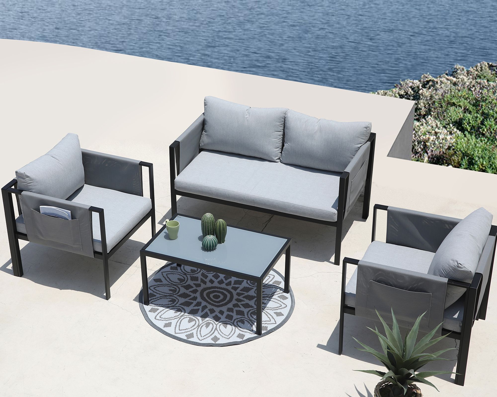 Möbilia »Milene« Gartengruppe 5-teilig