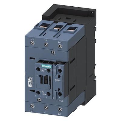 SIEMENS 3RT20461AC20 IEC Magnetic Contactor, 3 Poles, 24 V AC, 96 A, Reversing: