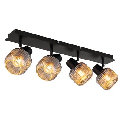 NOWA LED Deckenstrahler "TOM", schwarz, 4 flammig, Ø 9,80cm H: 13,70cm,, Lampen, geeignet für E14-Fassung Image
