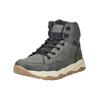 Schnürstiefelette TOM TAILOR "Tom Tailor Stiefelette Lederimitat/Textil", Herren, Gr. 42, grau (coal), Lederimitat, Textil, casual, Schuhe