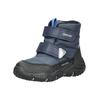 Stiefelette GEOX "Geox Stiefelette Lederimitat/Nylon", Kinder, Gr. 27, blau (navy), Lederimitat, Textil, casual, Schuhe