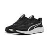 Laufschuh PUMA "SKYROCKET LITE 2", Gr. 45, schwarz-weiß (puma schwarz, puma weiß, puma silber), Textil, sportlich, Schuhe