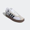 Sneaker ADIDAS SPORTSWEAR "VL COURT 3.0", Gr. 37, schwarz-weiß (cloud weiß, core schwarz, grau one), Textil, Leder, sportlich, Schuhe, Design auf den Spuren des adidas Samba