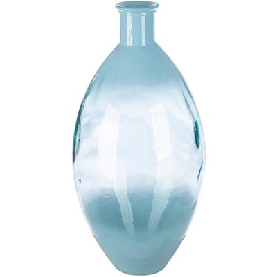 Bodenvase GILDE "Bodenvase bauchig "Novelle", blau, B:29cm H:59cm T:29cm Ø:29cm, Glas, Vasen Image