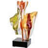 Dekoobjekt CASABLANCA BY GILDE "Skulptur Frau Bella mehrfarbig H. 52 cm", bunt (mehrfarbig), B:27cm H:52cm T:14cm, Kunstharz, Marmor, Dekofiguren