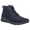 Winterboots JOSEF SEIBEL "Marley 53", Herren, Gr. 46, blau (dunkelblau), Nubukleder, Veloursleder, casual, Schuhe, Schnürboots, Trekkingschuh in Weite G
