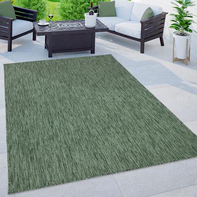 Teppich BRUNO BANANI "Venezia" Gr. 4, grün, B:160cm H:4mm L:220cm, Kunstfaser, Teppiche, In- und Outdoor geeignet, Sisal-Optik, Wetterfest & UV-beständig Image