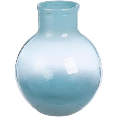 Tischvase GILDE "Vase bauchig "Novelle", blau, B:29cm H:59cm T:29cm Ø:29cm, Glas, Vasen Image