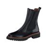 Stiefelette PAUL GREEN "Paul Green Stiefelette Leder/Textil", Damen, Gr. 40, schwarz, Leder, Textil, casual, Schuhe