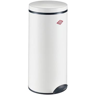 Mülleimer WESCO "Gastro", weiß, B:27cm H:58cm T:27cm, Stahlblech, Mülleimer, Tretabfallsammler 22 Liter Image