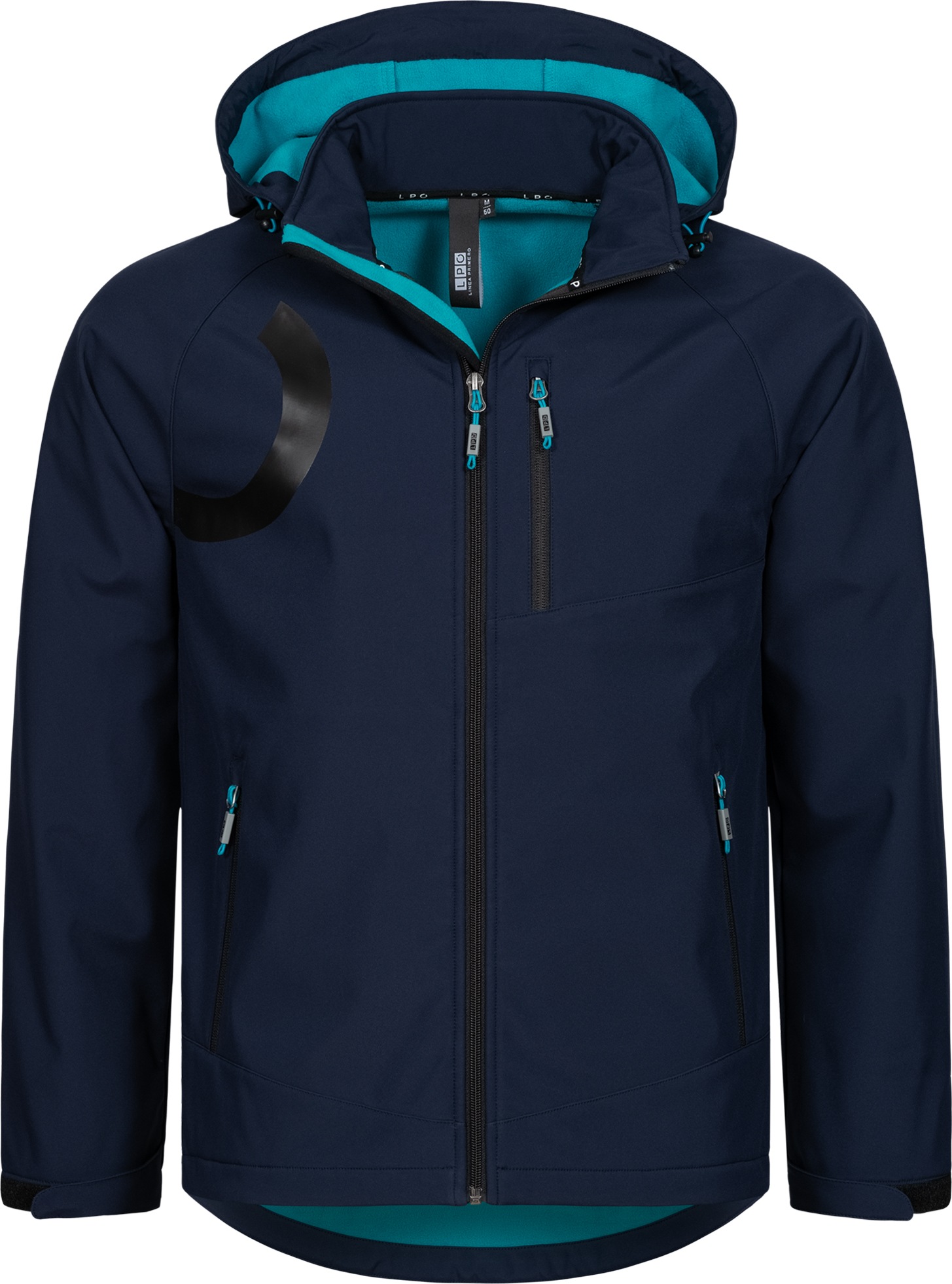 Softshelljacke LPO "ELLIOT PEAK II MEN", Herren, Gr. S (48), blau (navy), 96% Polyester; 4% Elasthan, mit Gummizug, Jacken Softshelljacke, auch in Großen Größen erhältlich