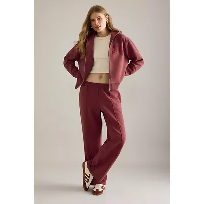 4th & Reckless Fergie Wide-Leg Pintuck Joggers