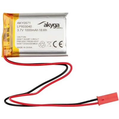 LP803040 Akkupack x Spezial-Akku LiPo 3.7 v 1000 mAh - Akyga Image