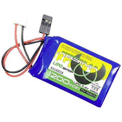 Absima - Modellbau-Akkupack (LiPo) 7.4 v 1200 mAh Zellen-Zahl: 2 Softcase jr / Futaba Image