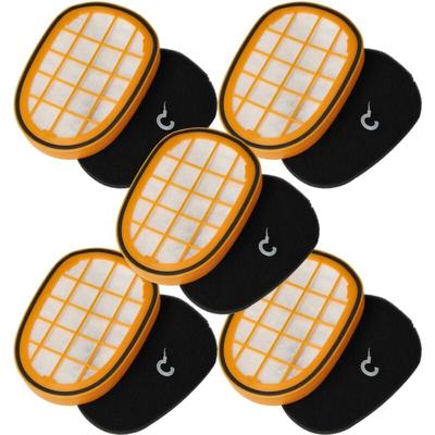 Vhbw - 5x Vormotor-Filter, 5x Motorschutz-Filter Ersatz für Philips CP0663, CP0663/01, CP1100/01 Image