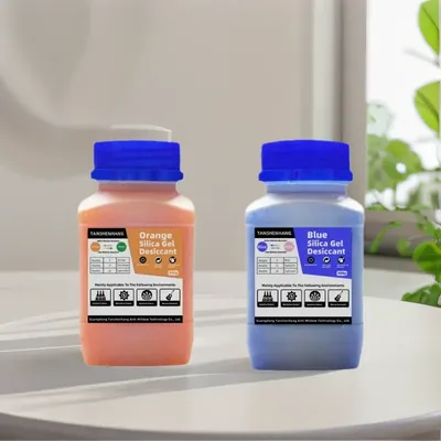 Blue/orange Waterproof Reusable Silica Gel Beads Bottles 500g Moisture Absorber Electronic Product Desiccant Dehumidifie